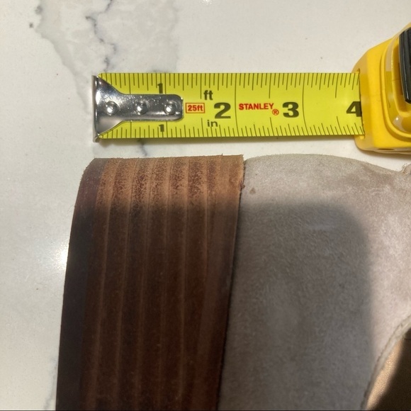 𝅺SAM EDELMAN Sz 9 Suede Crisscross  Cut Out Detail Buckles Stacked Heel Booties - Picture 13 of 15